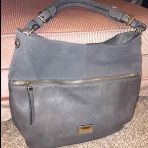 Large grey purse